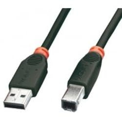 Lindy USB 2.0 A/B 1.0m câble USB 1 m USB A USB B Noir