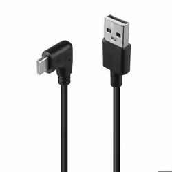 Lindy 32001, 1 m, USB A, USB C, USB 2.0, Noir