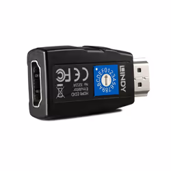 Lindy 32114 changeur de genre de câble HDMI Type A Noir