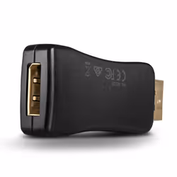Lindy 32116 changeur de genre de câble DisplayPort Noir