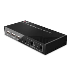 Lindy 32809 commutateur écran, clavier et souris Noir