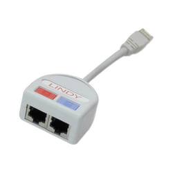 Lindy UTP Y Adapter câble de réseau Gris