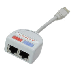 Lindy 34013 changeur de genre de câble Voice Token Ring Gris