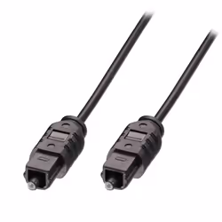 Lindy 35210, TosLink, Mâle, Mâle, 0,5 m, Noir