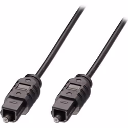 Lindy 35212, Toslink, Mâle, Mâle, 2 m, Noir