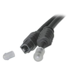 Lindy TosLink Optical SPDIF Cable, 2m câble audio Noir
