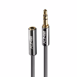Lindy 35331, 3,5mm, Mâle, 3,5mm, Femelle, 10 m, Anthracite