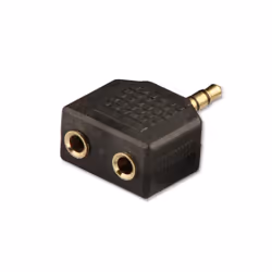 Lindy Audio Adapter, 3.5 mm, 2 x 3,5 mm, Noir