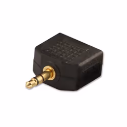 Lindy Audio Adapter 3.5 mm 2 x 3,5 mm Noir