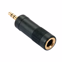 Lindy 35621, 3.5mm, 6,3 mm, Noir
