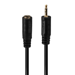 Lindy 35698 câble audio 0,2 m 2,5 mm 3,5mm Noir