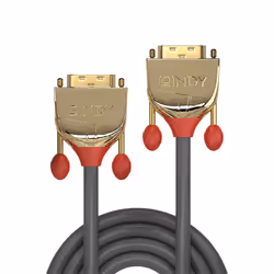 Lindy 36202 câble DVI 2 m DVI-D Gris