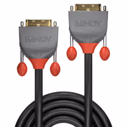 Lindy 36223 câble DVI 3 m DVI-D Noir