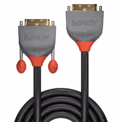 Lindy 36234 câble DVI 5 m DVI-D DVI-I Noir