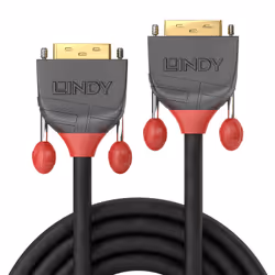 Lindy 36243 câble DVI 25 m DVI-D Noir