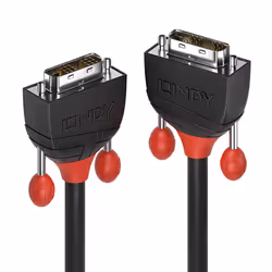 Lindy 36255, 1 m, DVI-D, DVI-D, Mâle, Mâle, Noir