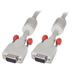 Lindy 5m VGA / VGA câble VGA VGA (D-Sub) Gris