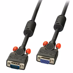 Lindy 36394, 3 m, VGA (D-Sub), VGA (D-Sub), Mâle, Femelle, Noir