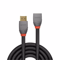 Lindy 36476 câble HDMI 1 m HDMI Type A (Standard) Noir