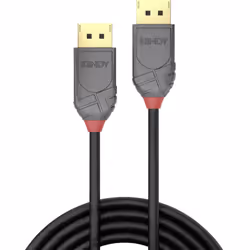Lindy 36480, 0,5 m, DisplayPort, DisplayPort, Mâle, Mâle, 7680 x 4320 pixels
