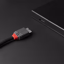 Lindy 36620 câble USB 0,5 m USB 3.2 Gen 1 (3.1 Gen 1) USB C Micro-USB B Noir