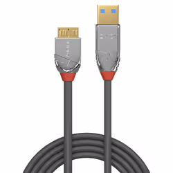 Lindy 36659 câble USB 3 m USB 3.2 Gen 1 (3.1 Gen 1) USB A Micro-USB B Gris - Vue supplémentaire 2