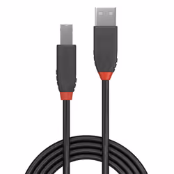 Lindy 36674 câble USB 3 m USB 2.0 USB A USB B Noir