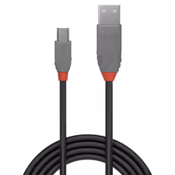 Lindy 36725 câble USB 5 m USB 2.0 USB A Mini-USB B Noir