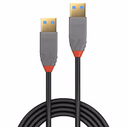 Lindy 36751 câble USB 1 m USB 3.2 Gen 1 (3.1 Gen 1) USB A Noir