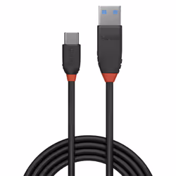 Lindy 36917 câble USB 1,5 m USB 3.2 Gen 1 (3.1 Gen 1) USB A USB C Noir