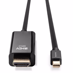 Lindy 36926 câble vidéo et adaptateur 1 m HDMI Type A (Standard) Mini DisplayPort Noir - Vue supplémentaire 4