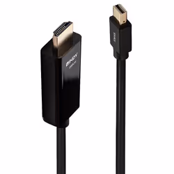 Lindy 36928, 3 m, Mini DisplayPort, HDMI Type A (Standard), Mâle, Mâle, 3840 x 2160 pixels