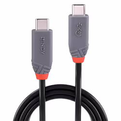 Lindy 36947 câble USB 0,8 m USB4 Gen 3x2 USB C Noir