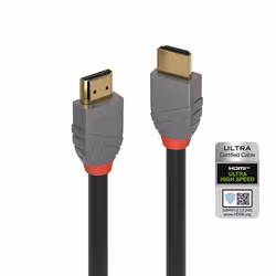 Lindy 36954, 3 m, HDMI Type A (Standard), HDMI Type A (Standard), Compatibilité 3D, 48 Gbit/s, Noir