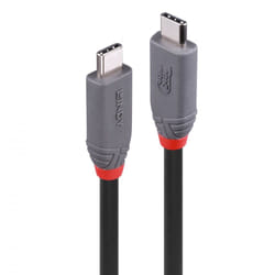 Lindy 36958 câble USB 2 m USB4 Gen 3x2 USB C Noir