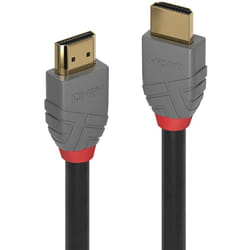 Lindy 36961 câble HDMI 0,5 m HDMI Type A (Standard) Noir, Gris