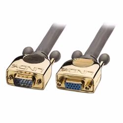 Lindy 37839, 15 m, VGA (D-Sub), VGA (D-Sub), Mâle, Femelle, Anthracite