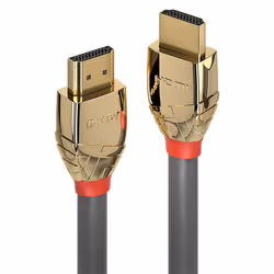 Lindy 37861, 1 m, HDMI Type A (Standard), HDMI Type A (Standard), 4096 x 2160 pixels, 18 Gbit/s, Gris