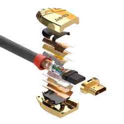 Lindy 37866 câble HDMI 10 m HDMI Type A (Standard) Or, Gris - Vue supplémentaire 3