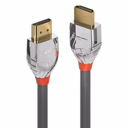 Lindy 37870, 0,5 m, HDMI Type A (Standard), HDMI Type A (Standard), 18 Gbit/s, Noir, Argent