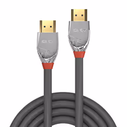 Lindy 37874 câble HDMI 5 m HDMI Type A (Standard) Gris, Argent