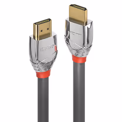 Lindy 37876, 10 m, HDMI Type A (Standard), HDMI Type A (Standard), 4096 x 2160 pixels, 10,2 Gbit/s, Gris