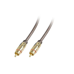 Lindy 5m, RCA câble video composite Gris