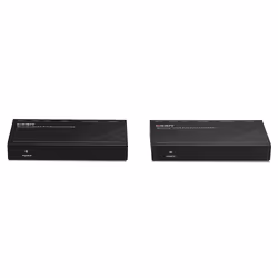 Lindy 38139 extension audio/video Émetteur et récepteur AV Noir
