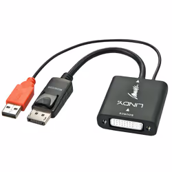 Lindy 38145 câble vidéo et adaptateur
