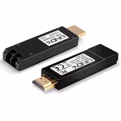 Lindy 38170 extension audio/video Émetteur et récepteur AV Noir
