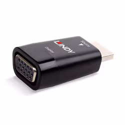 Lindy 38194, HDMI Type A (Standard), VGA, Mâle, Femelle, 1920 x 1200 pixels, 1920 x 1200 (WUXGA)