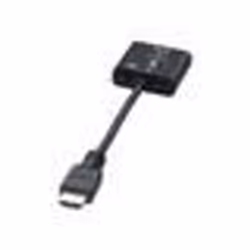 Adaptateur HDMI vers VGA - Adaptateur - Conversion vidéo et audio - Noir - Moniteurs et projecteurs