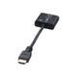 Adaptateur HDMI vers VGA - Adaptateur - Conversion vidéo et audio - Noir - Moniteurs et projecteurs