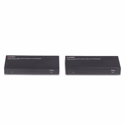 Lindy 38217 extension audio/video Émetteur et récepteur AV Noir